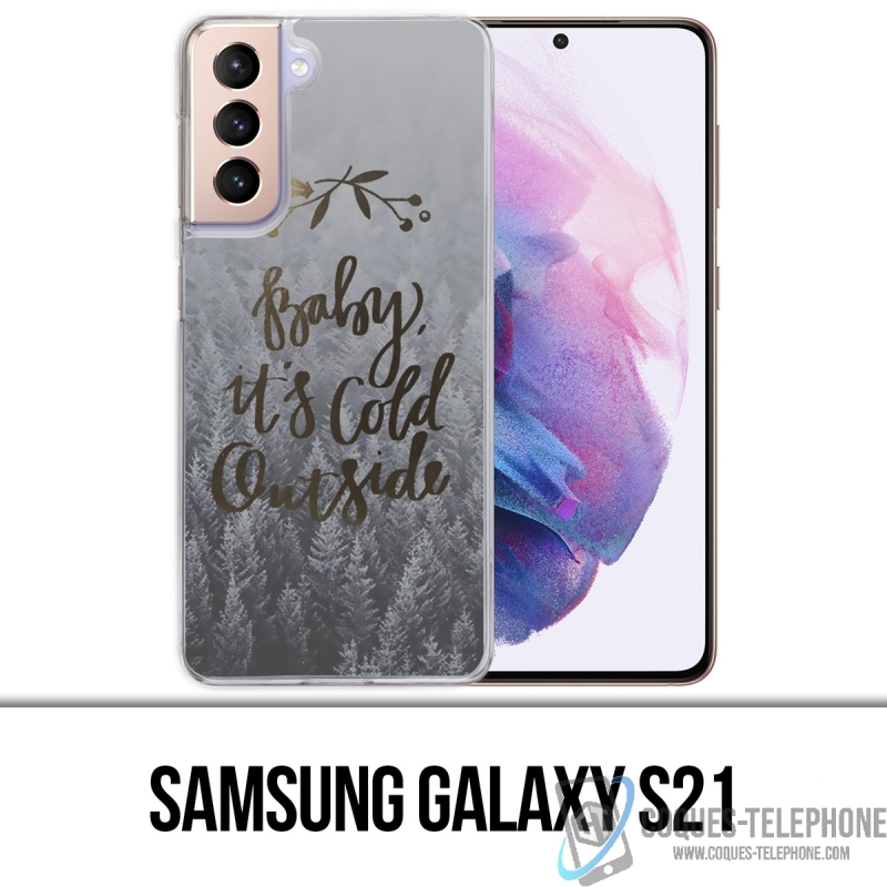 Custodia per Samsung Galaxy S21 - Baby Cold Outside