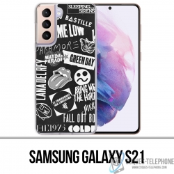 Coque Samsung Galaxy S21 - Badge Rock