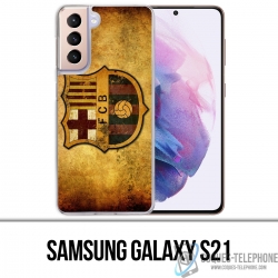 Funda Samsung Galaxy S21 - Fútbol Barcelona Vintage