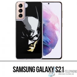 Coque Samsung Galaxy S21 - Batman Paint Face
