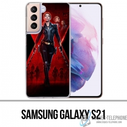 Samsung Galaxy S21 Case - Black Widow Poster