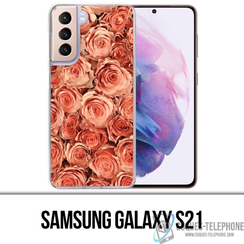 Custodia per Samsung Galaxy S21 - Bouquet di rose