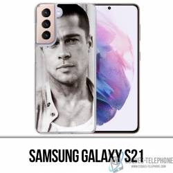 Coque Samsung Galaxy S21 - Brad Pitt