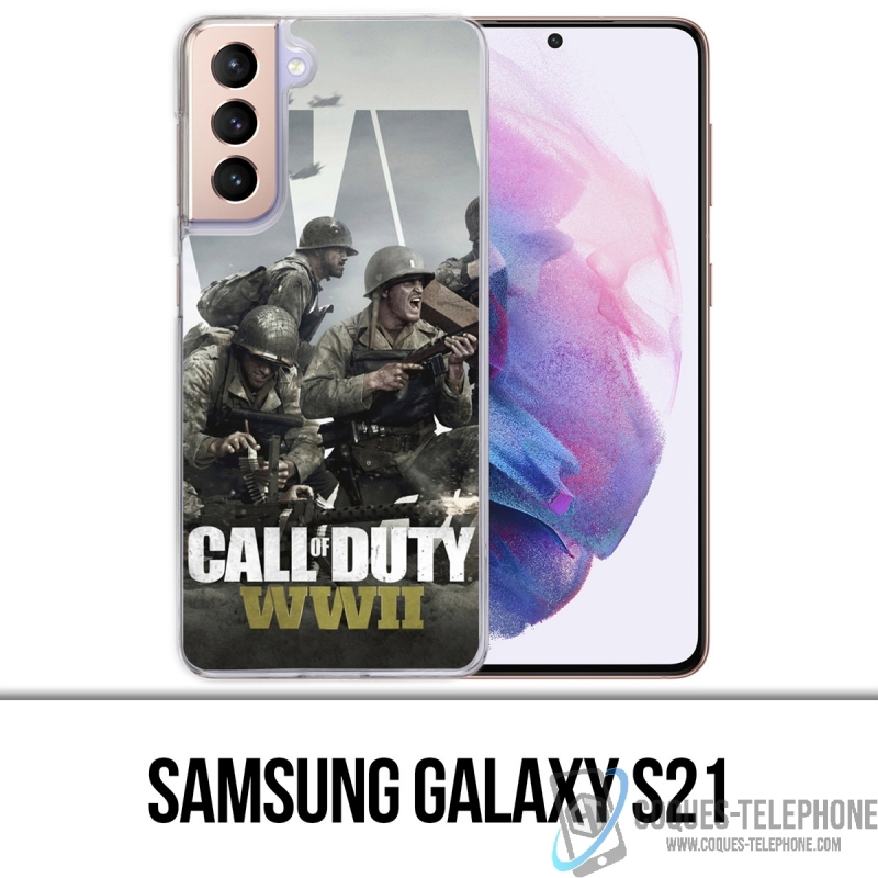 Custodia per Samsung Galaxy S21 - Personaggi Call Of Duty Ww2