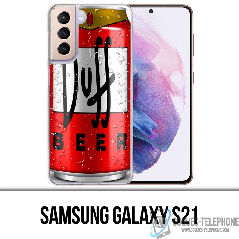 Funda Samsung Galaxy S21 - Lata de cerveza Duff