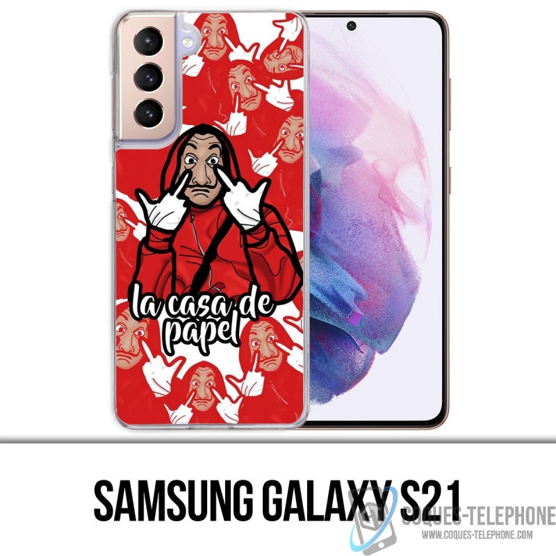 Coque Samsung Galaxy S21 - Casa De Papel - Cartoon