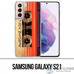 Samsung Galaxy S21 Case - Guardians Of The Galaxy Vintage Audio Cassette