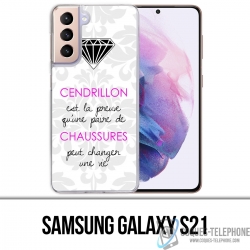Coque Samsung Galaxy S21 - Cendrillon Citation
