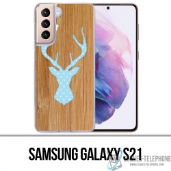 Samsung Galaxy S21 Case - Deer Wood Bird