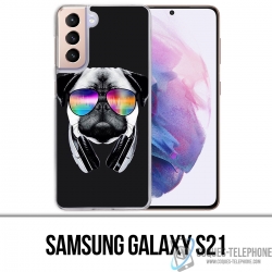 Samsung Galaxy S21 case - Dj Pug Dog