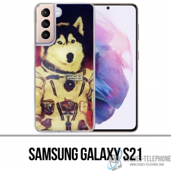 Samsung Galaxy S21 case - Jusky Astronaut Dog