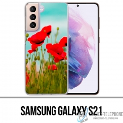 Samsung Galaxy S21 Case - Poppies 2