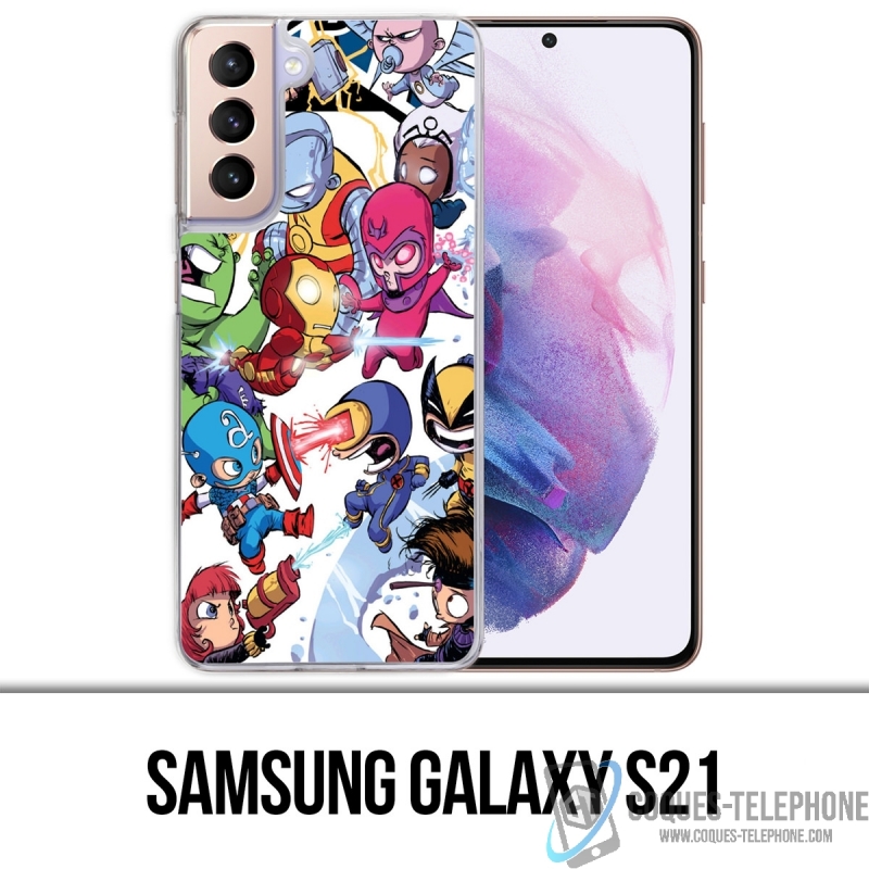 Samsung Galaxy S21 case - Cute Marvel Heroes
