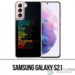 Samsung Galaxy S21 Case - Tägliche Motivation