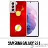 Samsung Galaxy S21 Case - Dc Comics Flash Art Design