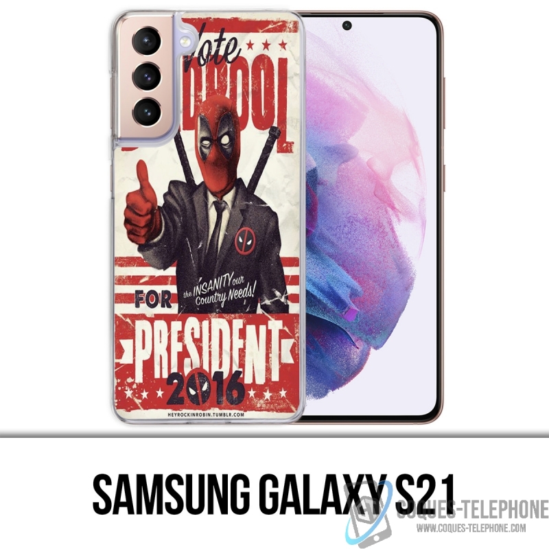 Samsung Galaxy S21 Case - Deadpool Präsident
