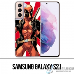 Coque Samsung Galaxy S21 - Deadpool Redsun