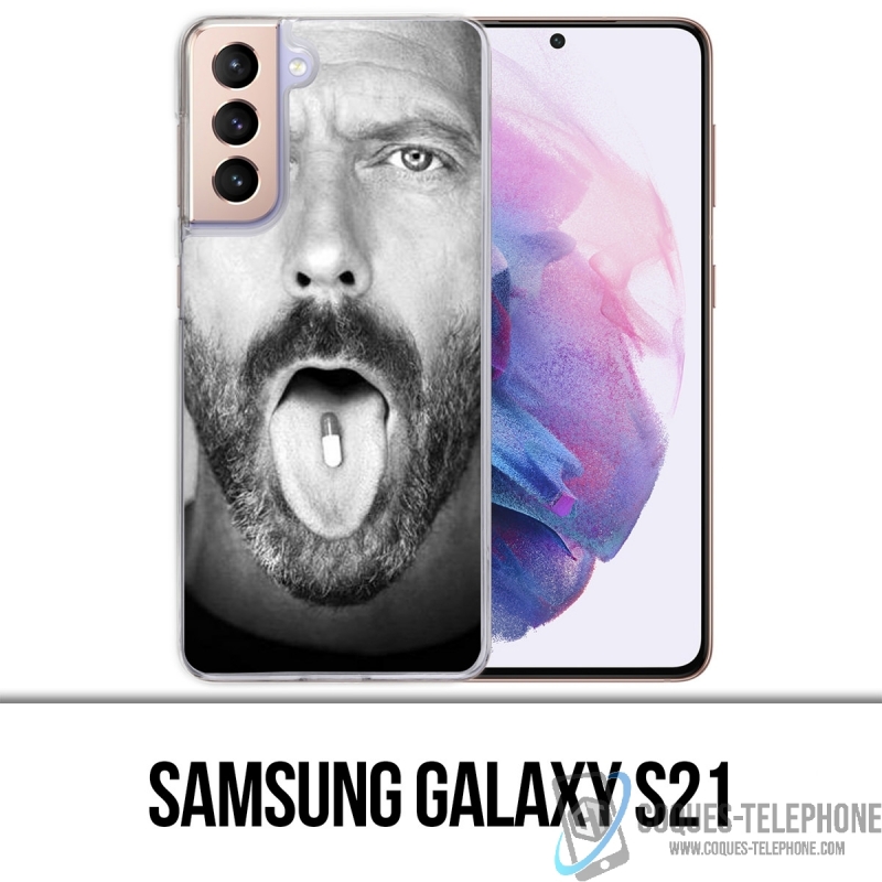 Coque Samsung Galaxy S21 - Dr House Pilule