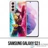 Custodia per Samsung Galaxy S21 - Dragon Ball Black Goku
