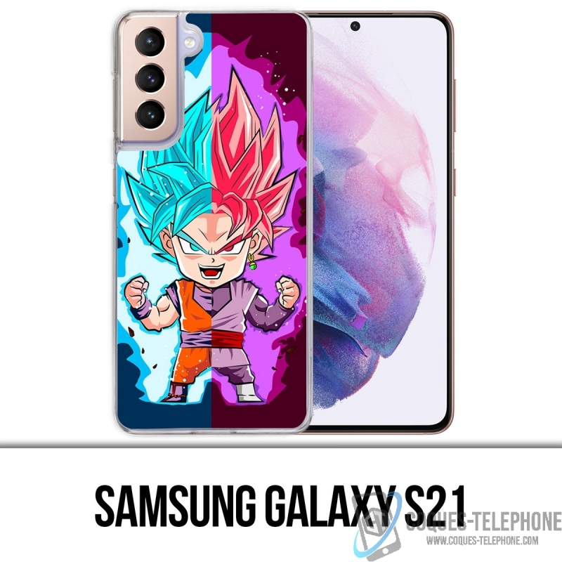 Samsung Galaxy S21 Case - Dragon Ball Black Goku Cartoon