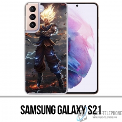 Custodia per Samsung Galaxy S21 - Dragon Ball Super Saiyan