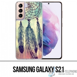 Funda Samsung Galaxy S21 - Atrapasueños con plumas