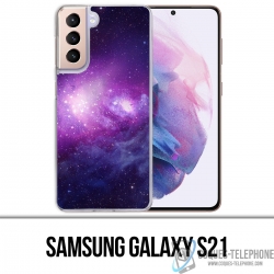 Funda Samsung Galaxy S21 - Galaxy púrpura