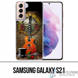 Coque Samsung Galaxy S21 - Guns N Roses Guitare