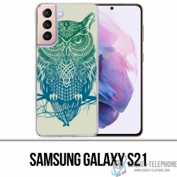 Samsung Galaxy S21 Case - Abstract Owl