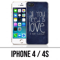 IPhone 4 / 4S Case - All You Need Is Chocolate