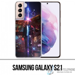 Samsung Galaxy S21 Case - John Wick X Cyberpunk