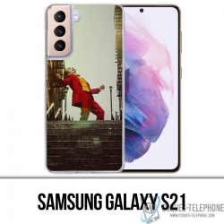 Coque Samsung Galaxy S21 - Joker Film Escalier