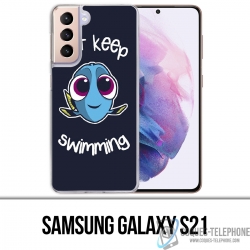 Samsung Galaxy S21 case - Just Keep Swimming