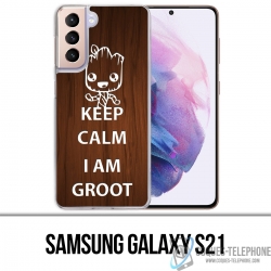 Funda Samsung Galaxy S21 - Keep Calm Groot