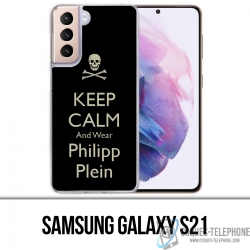 Coque Samsung Galaxy S21 - Keep Calm Philipp Plein