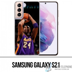 Coque Samsung Galaxy S21 - Kobe Bryant Tir Panier Basketball Nba