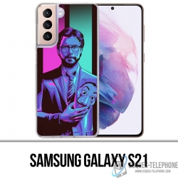 Samsung Galaxy S21 case - La Casa De Papel - Professor Neon