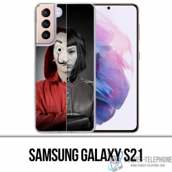 Coque Samsung Galaxy S21 - La Casa De Papel - Tokyo Split