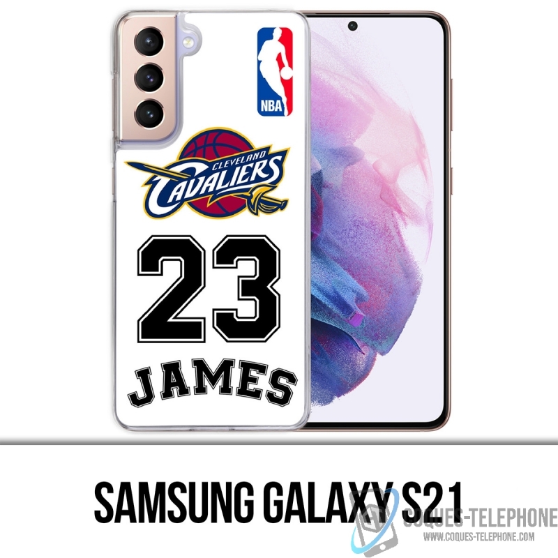 Custodia per Samsung Galaxy S21 - Lebron James White