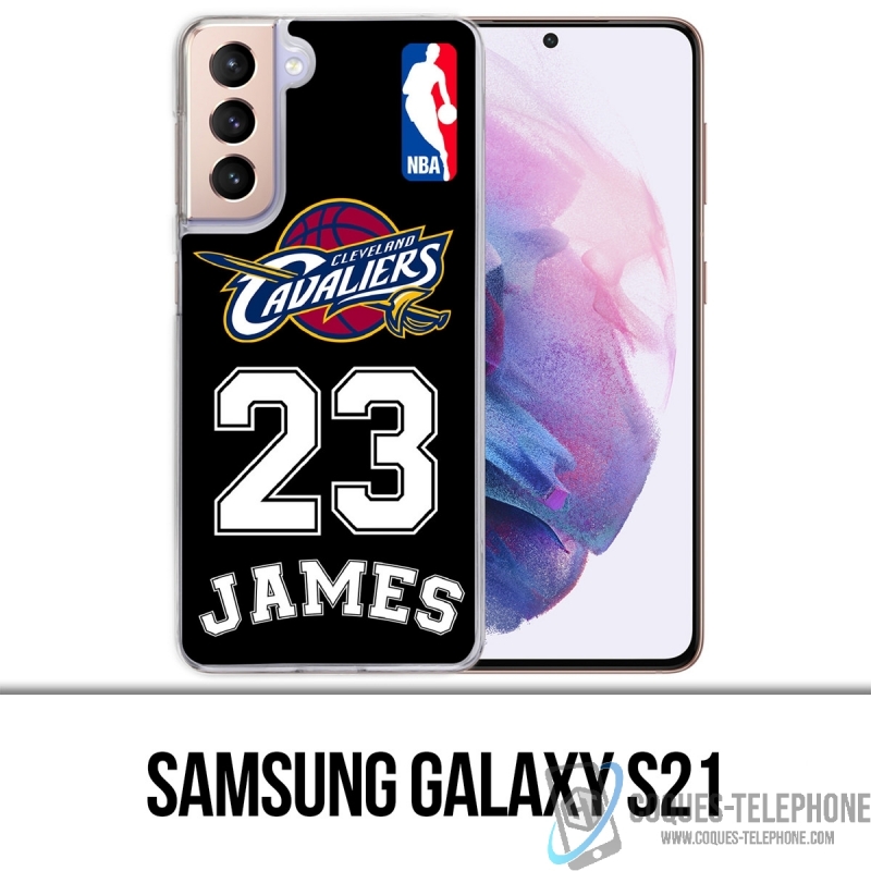 Custodia per Samsung Galaxy S21 - Lebron James Nera