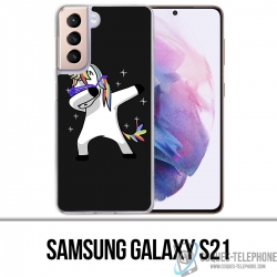 Coque Samsung Galaxy S21 - Licorne Dab