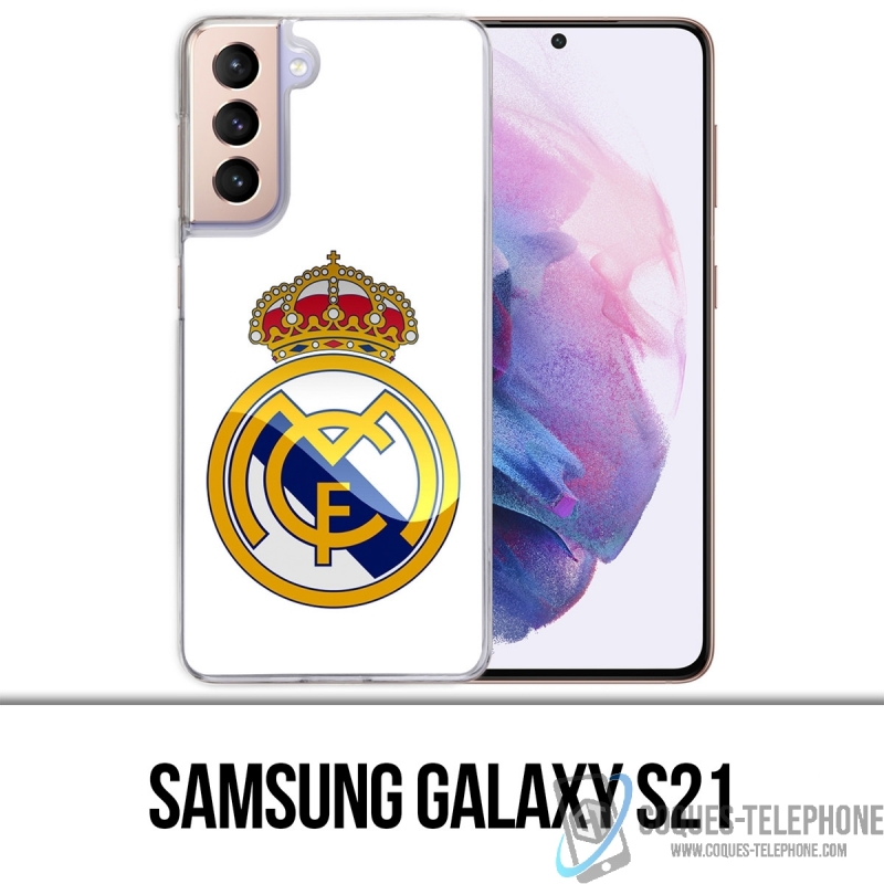 Coque Samsung Galaxy S21 - Logo Real Madrid