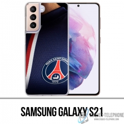 Custodia per Samsung Galaxy S21 - Maglia blu Psg Paris Saint Germain