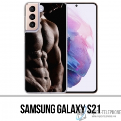 Custodia per Samsung Galaxy S21 - Man Muscles