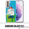 Coque Samsung Galaxy S21 - Mario Humour