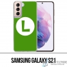 Custodia per Samsung Galaxy S21 - Mario Logo Luigi
