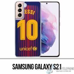Coque Samsung Galaxy S21 - Messi Barcelone 10