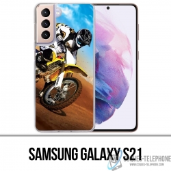 Coque Samsung Galaxy S21 - Motocross Sable