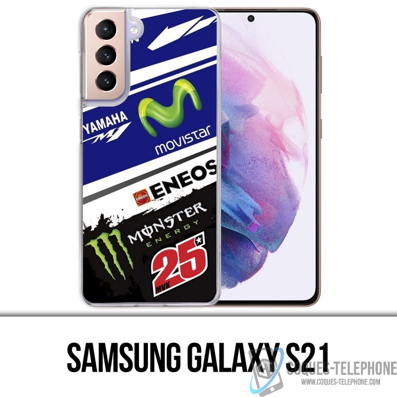 Coque Samsung Galaxy S21 - Motogp M1 25 Vinales