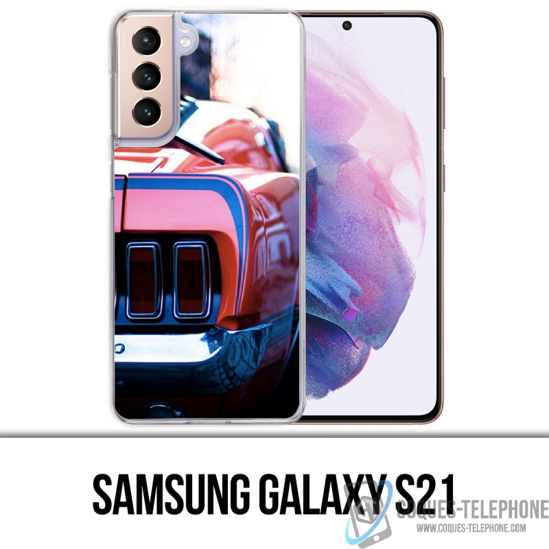 Coque Samsung Galaxy S21 - Mustang Vintage